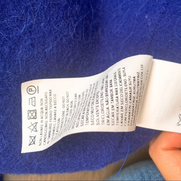 Max Mara Alcamo Coat-blue - Picture 7 of 14